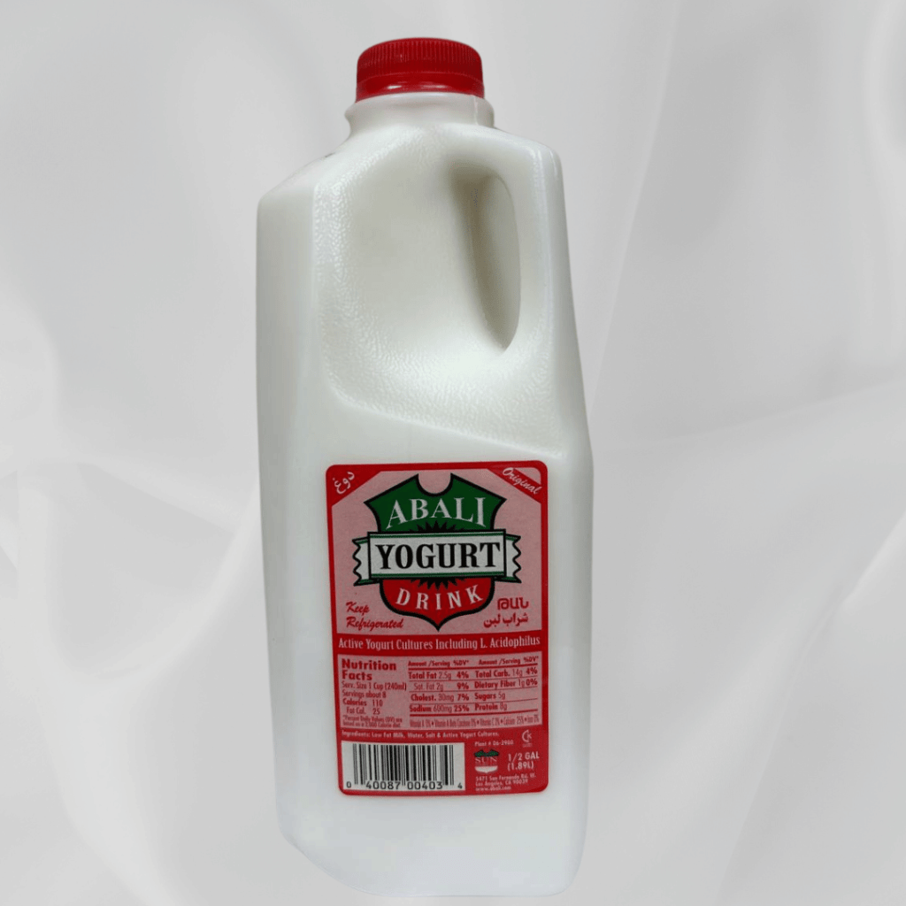 Abali Yogurt Drink Plain, 64 Oz Mediterranean Bazaar