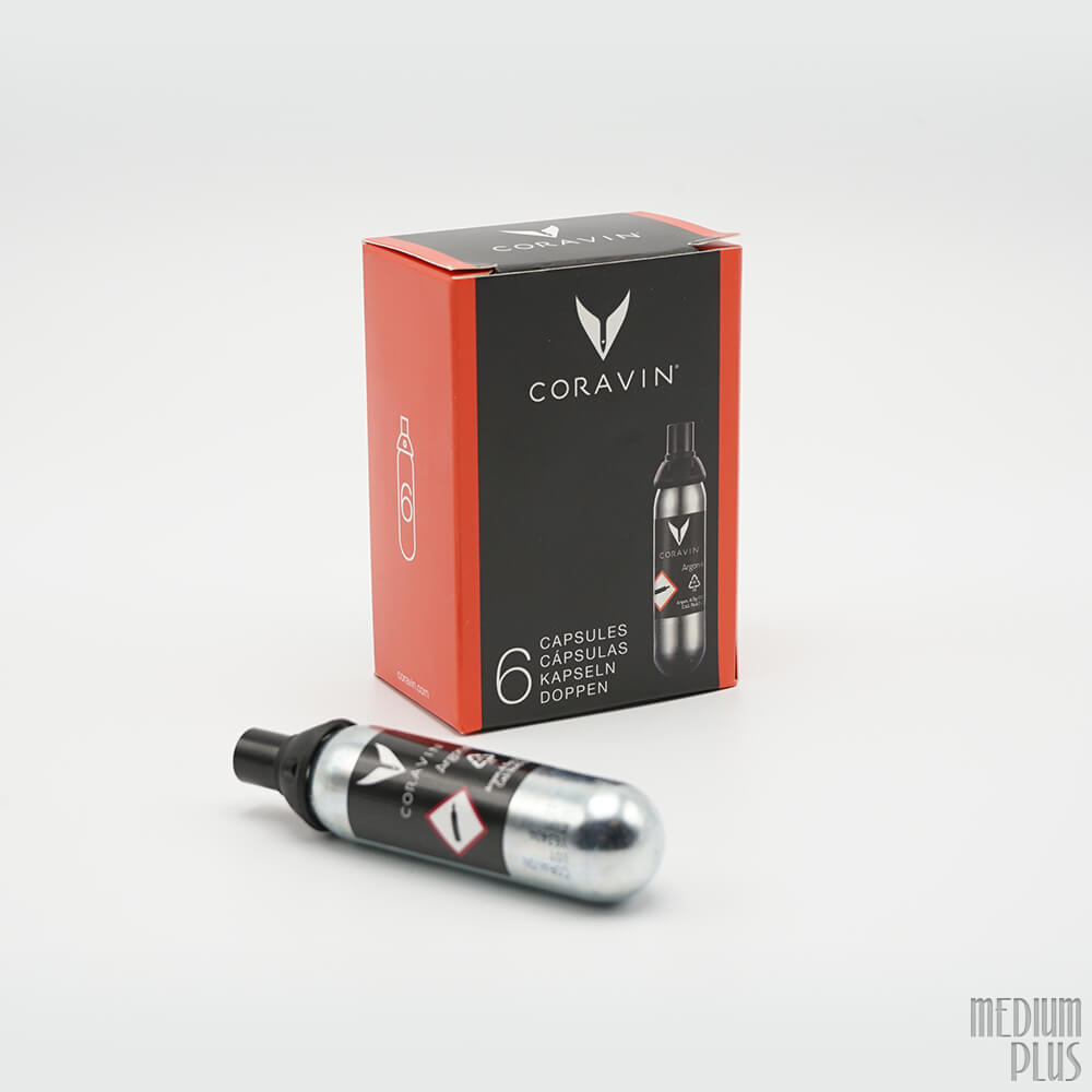 Coravin Capsules 6 Pack Medium Plus