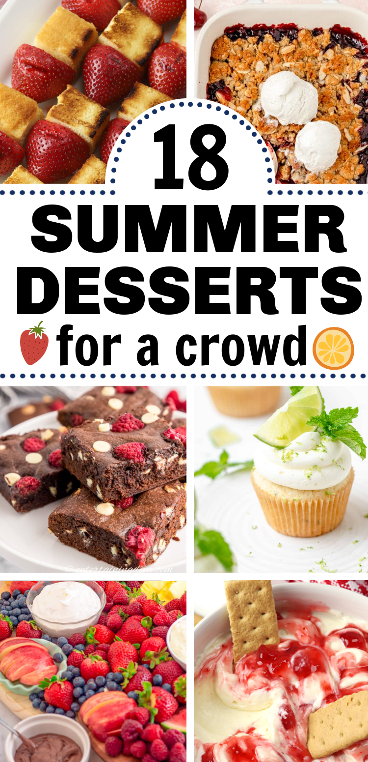 Mouth Watering Summer Desserts For A Crowd Medium Sized Family