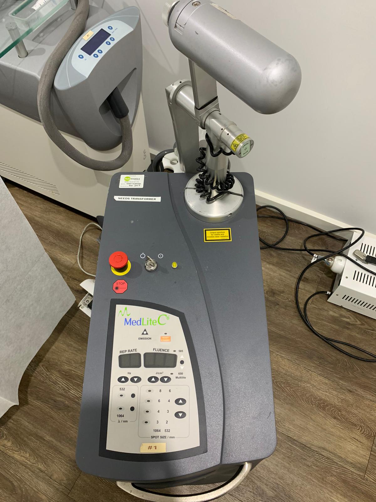 Cynosure MedLite C6 laser Medlaser Preowned Aesthetic Devices