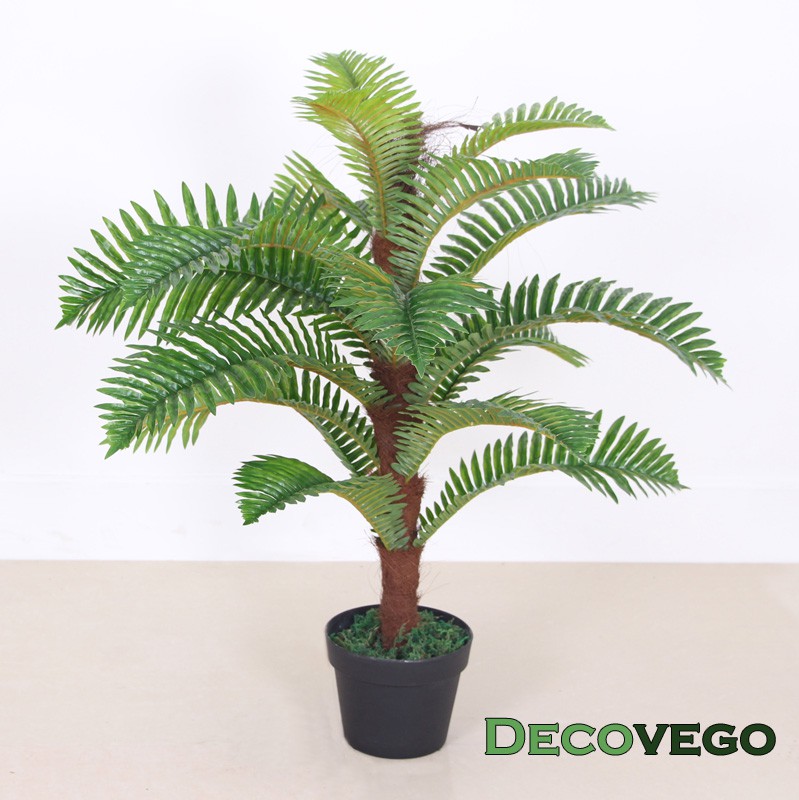 Palmier Fougère Plante Artificielle Artificiel 85cm Bois