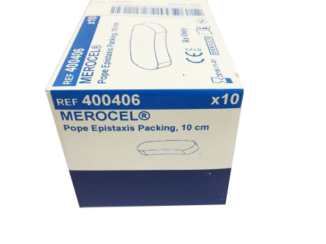 Pope Epistaxis Packing 10cm with Draw String. Pack of 10, Gauze