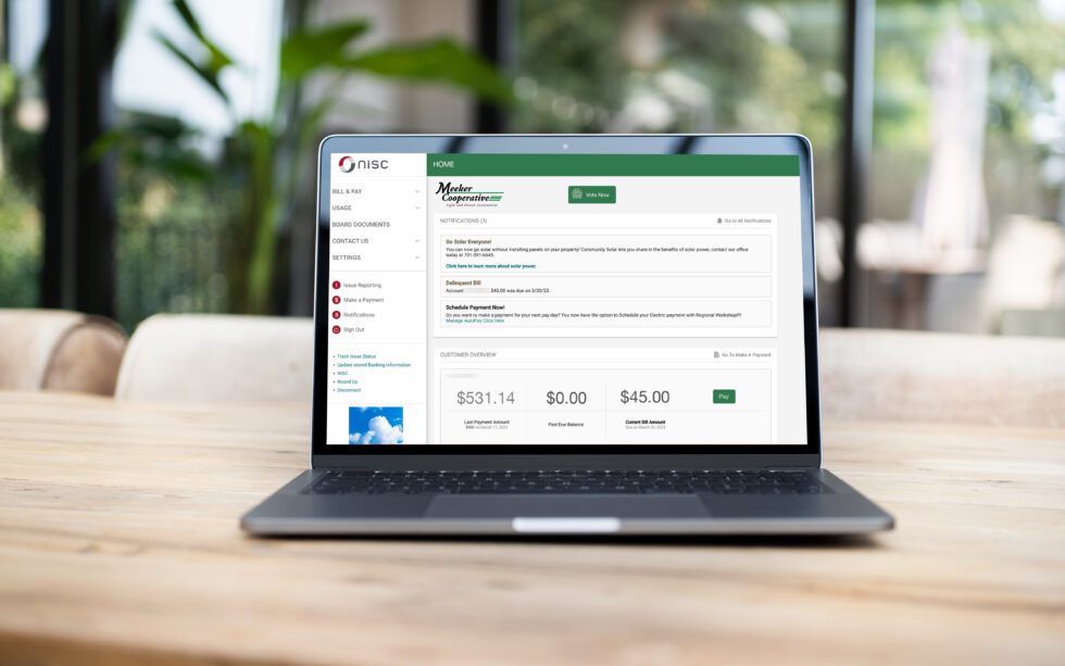 Redesigned SmartHub for Seamless Account Management - Meeker