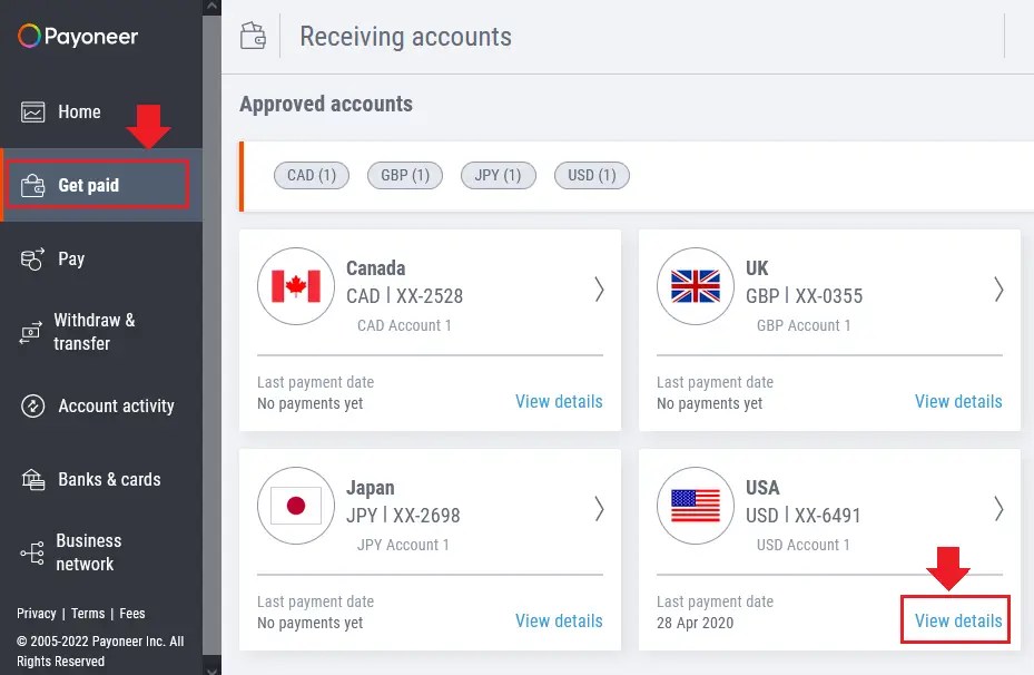 How to Find Routing Number in Payoneer Meer's World