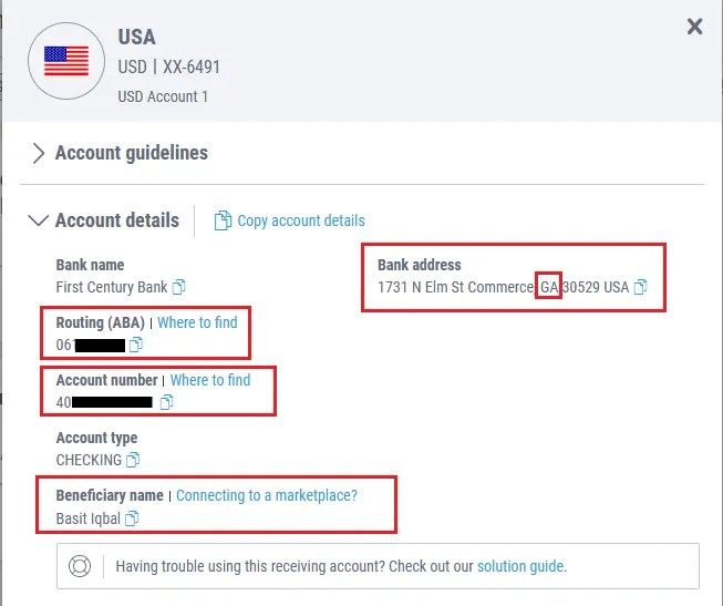 How to Set Up Payoneer's USA Checking Account in Amazon
