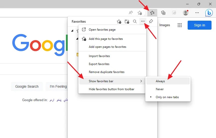 How to Bookmark a Page on Microsoft Edge Add to Favorites