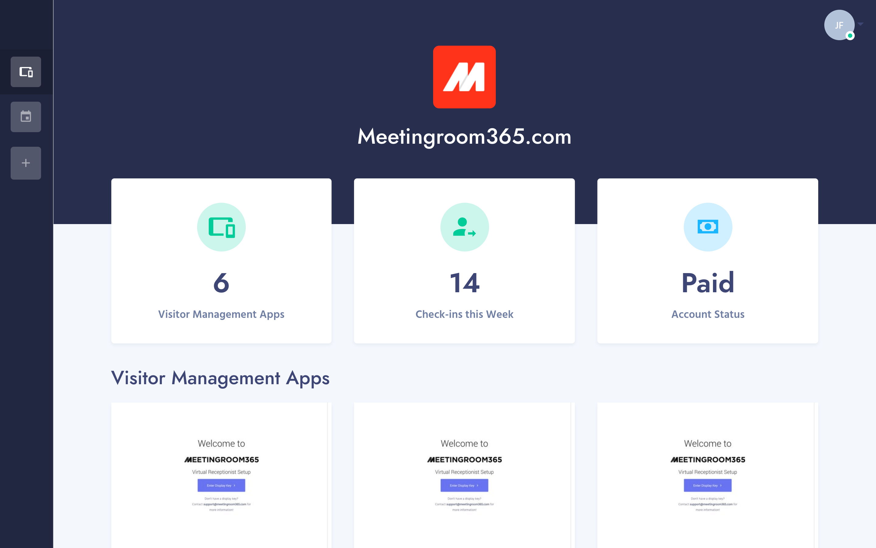 Visitor Management Meeting Room 365 Meeting Room Display Software