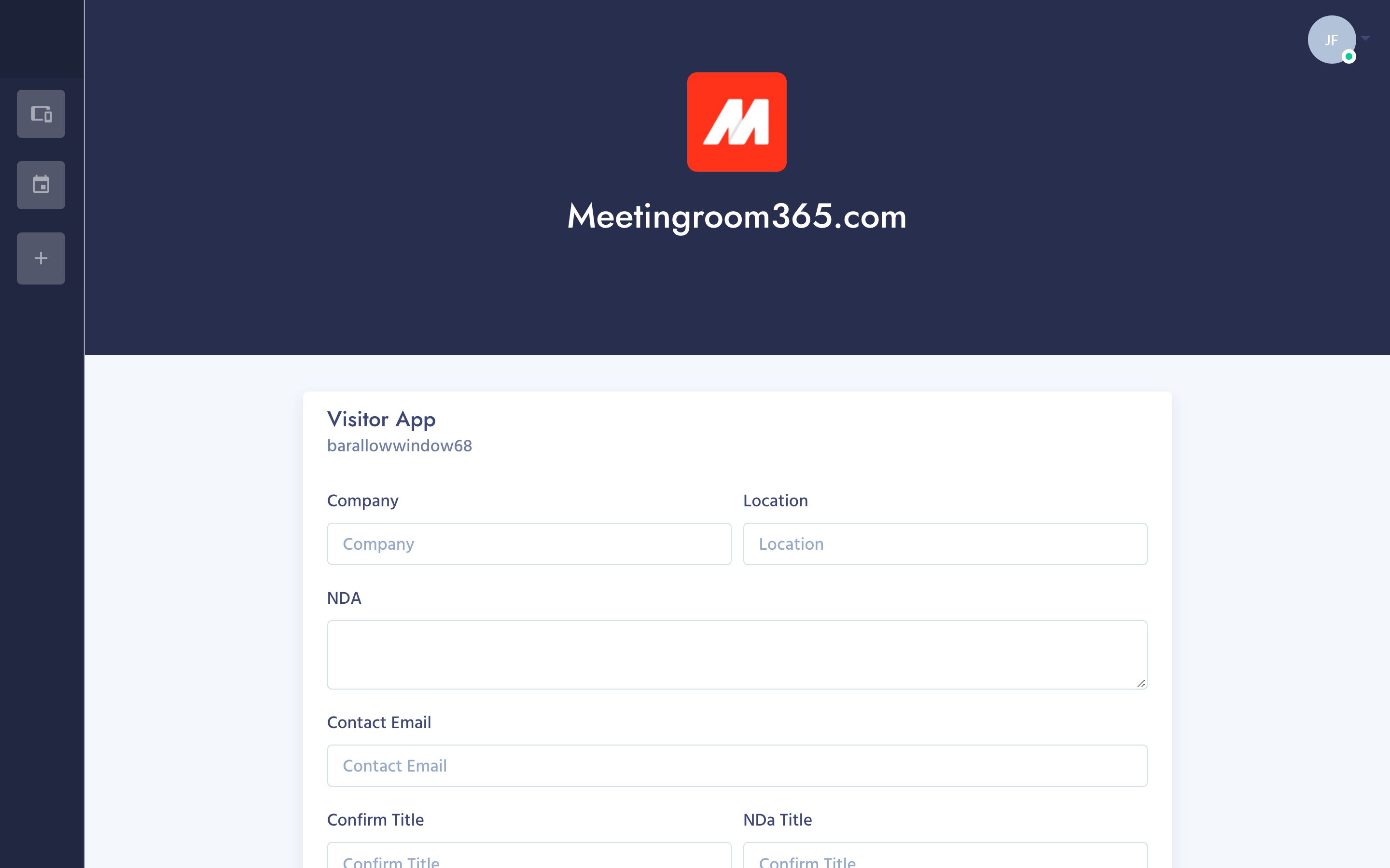 Visitor Management Meeting Room 365 Meeting Room Display Software