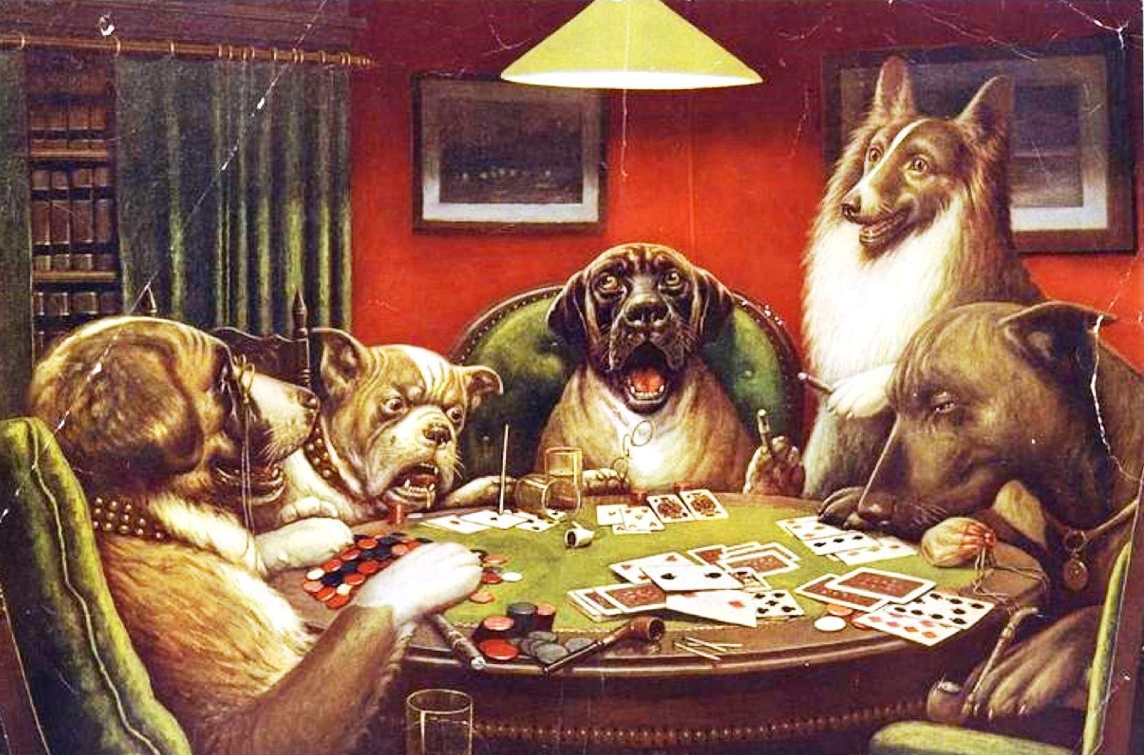 News Dogs Playing Cards Conferences Events