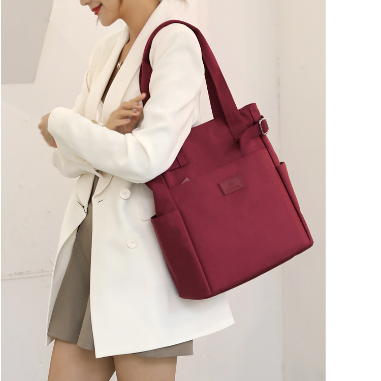 Graceful Lightweight Waterproof Canvas Tote Shoulder Bag MT0051 meetiyou