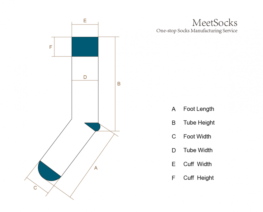 Custom Sock Size Reference MeetSocks