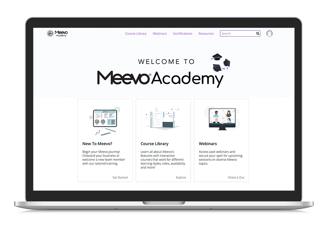 Meevo Client Education Options