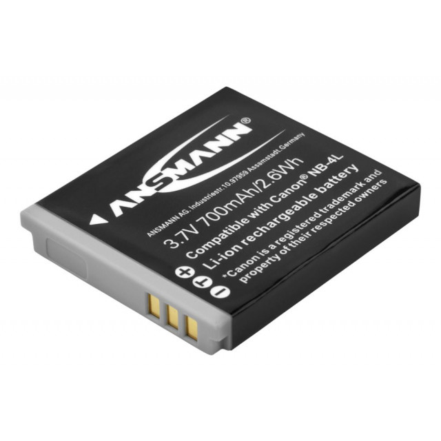 Batterie compatible Canon NB 4L ANSMANN / MEGAPILES