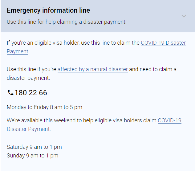 COVID19 Disaster Payment › MEGA