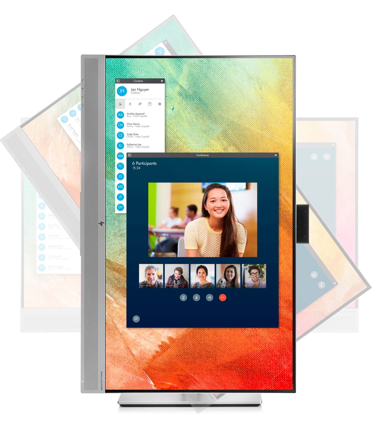 HP Display Monitors — whether for conferencing or docking, the right tools for working from home