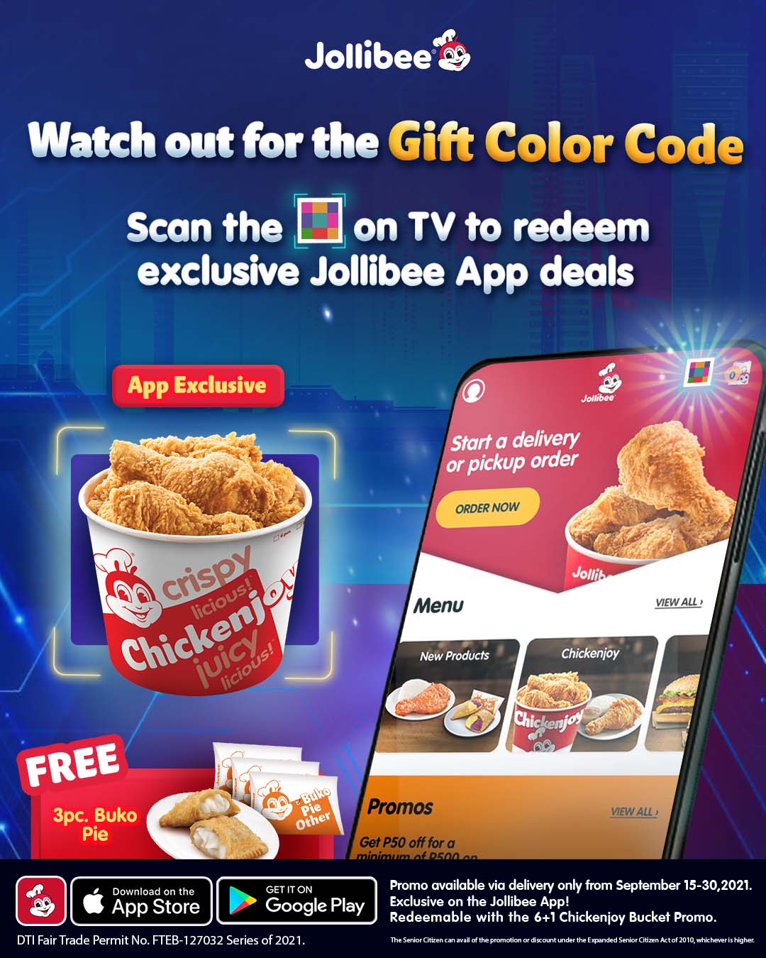 Jollibee launches the Gift Color Code for an exclusive free offer