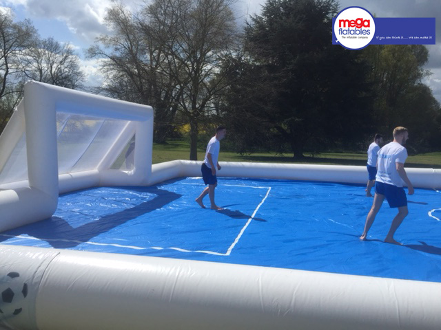 Large Inflatable Water Football Pitch Megaflatables Ltd