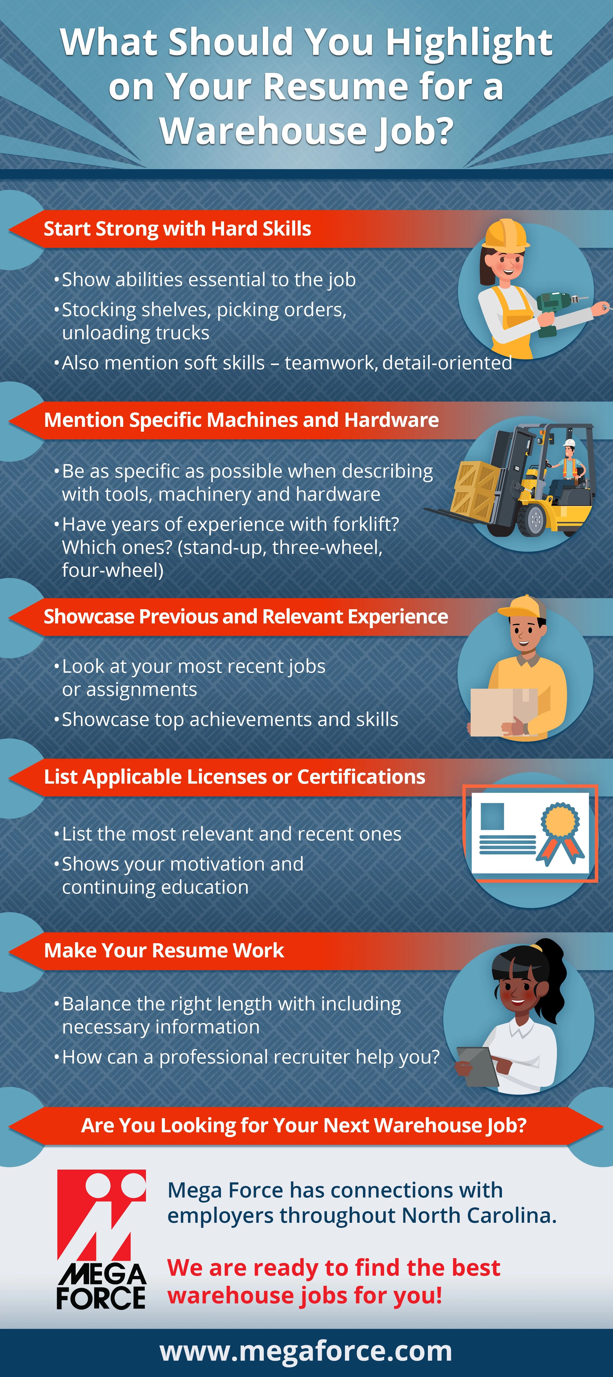 What Should You Highlight on Your Resume for a Warehouse Job? {INFOGRAPHIC}