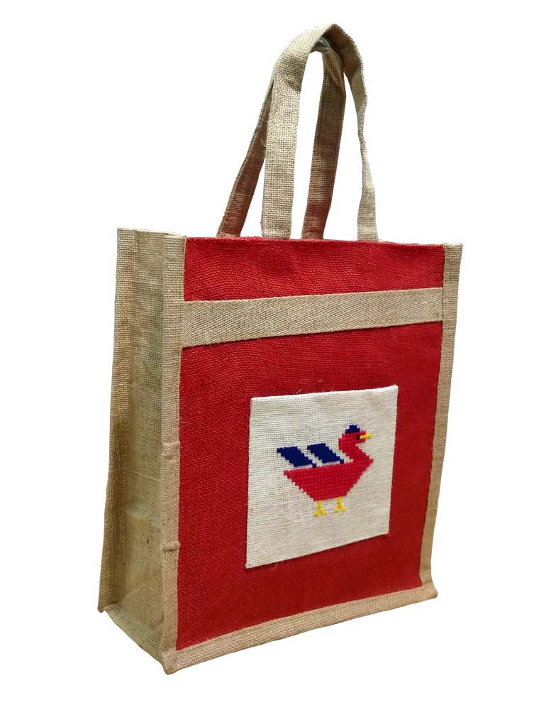 custom jute bag