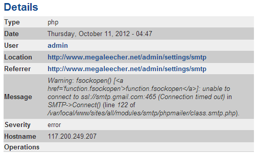 Fixing SMTP connection error when connecting to Google Servers from PHP