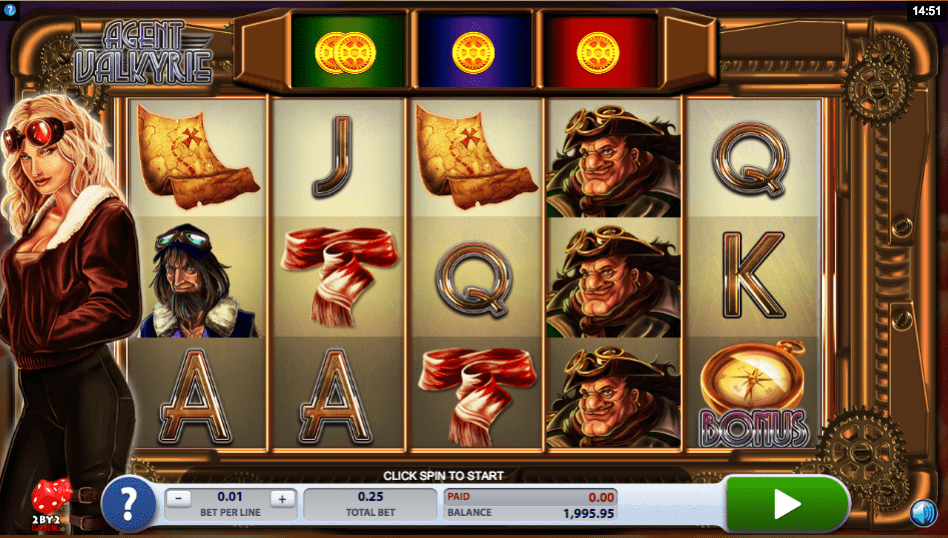 Play Agent Valkyrie Free Slots Play Now Mega Reel