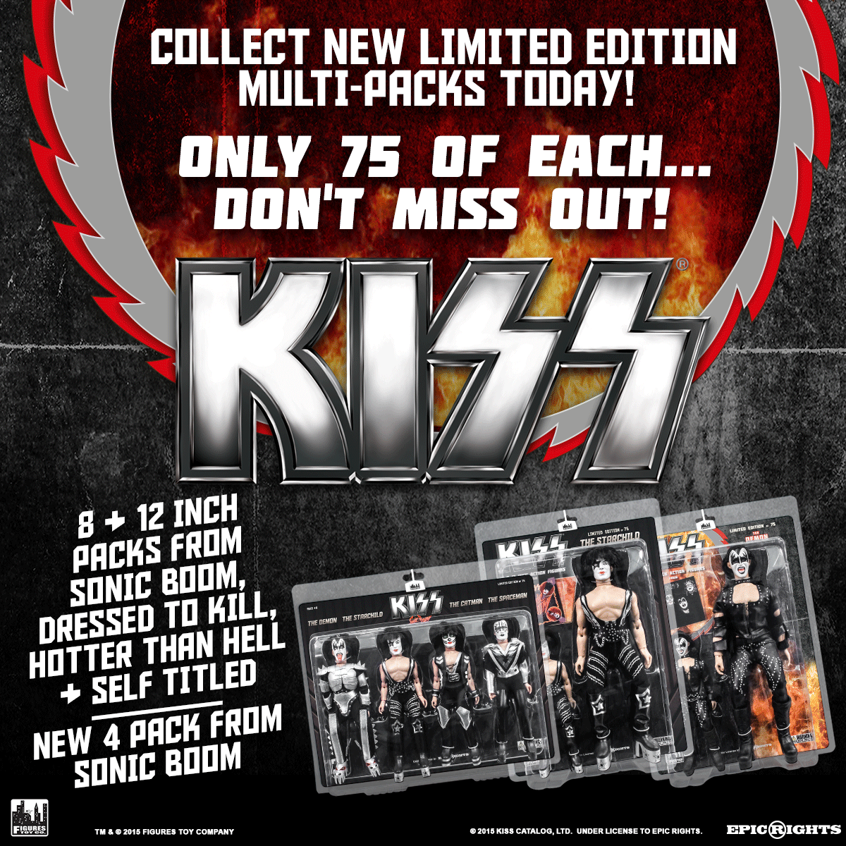 New KISS Exclusives from Figures Toy Company! Mego Museum