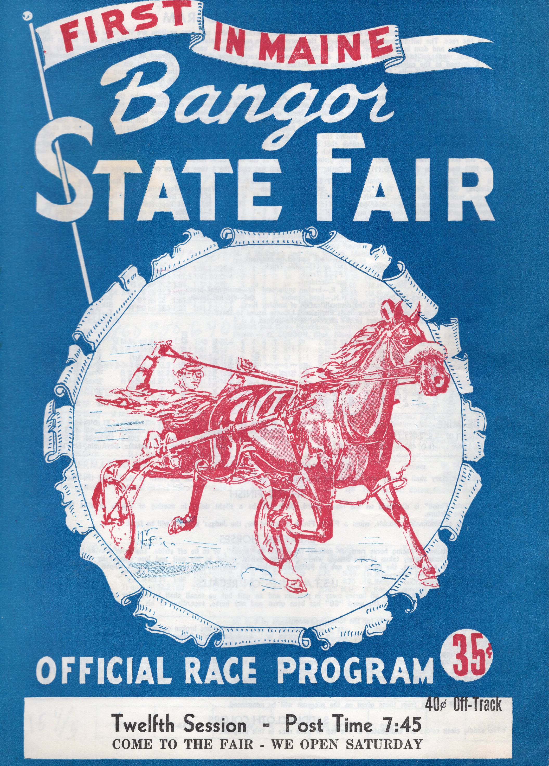 Bangor Raceway Program Covers