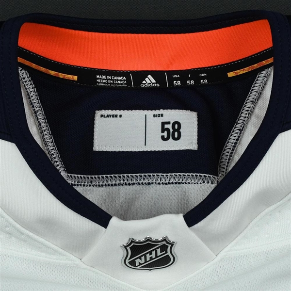 Item Detail adidas White Practice Jersey Edmonton Oilers 201718 Size 58