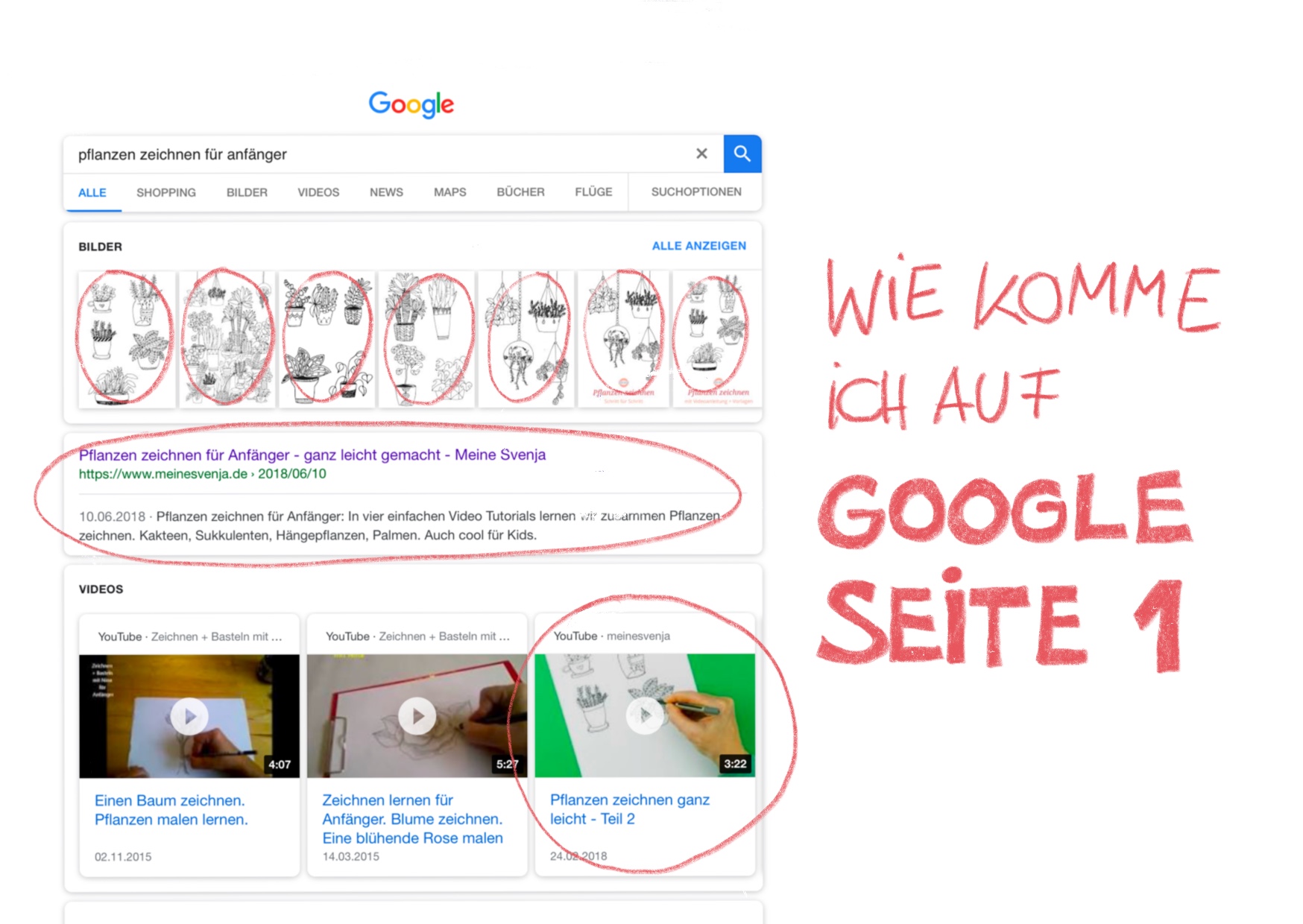 Wie komme ich auf Google Seite 1? Meine Svenja