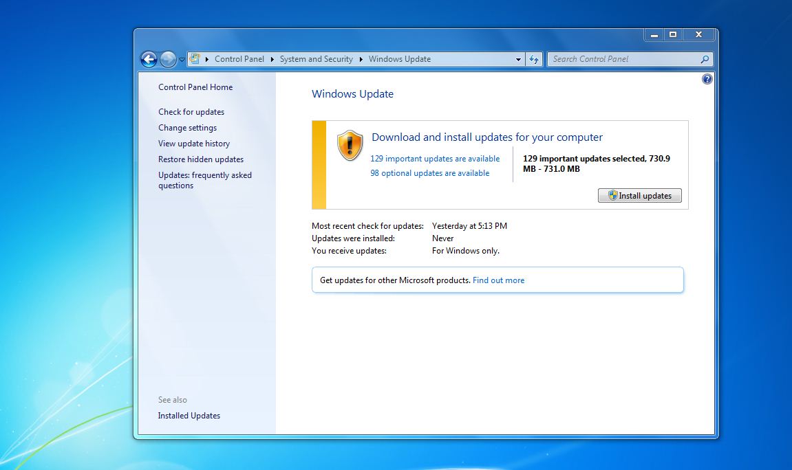 How to Install All Updates on Windows 7 At Once Appuals