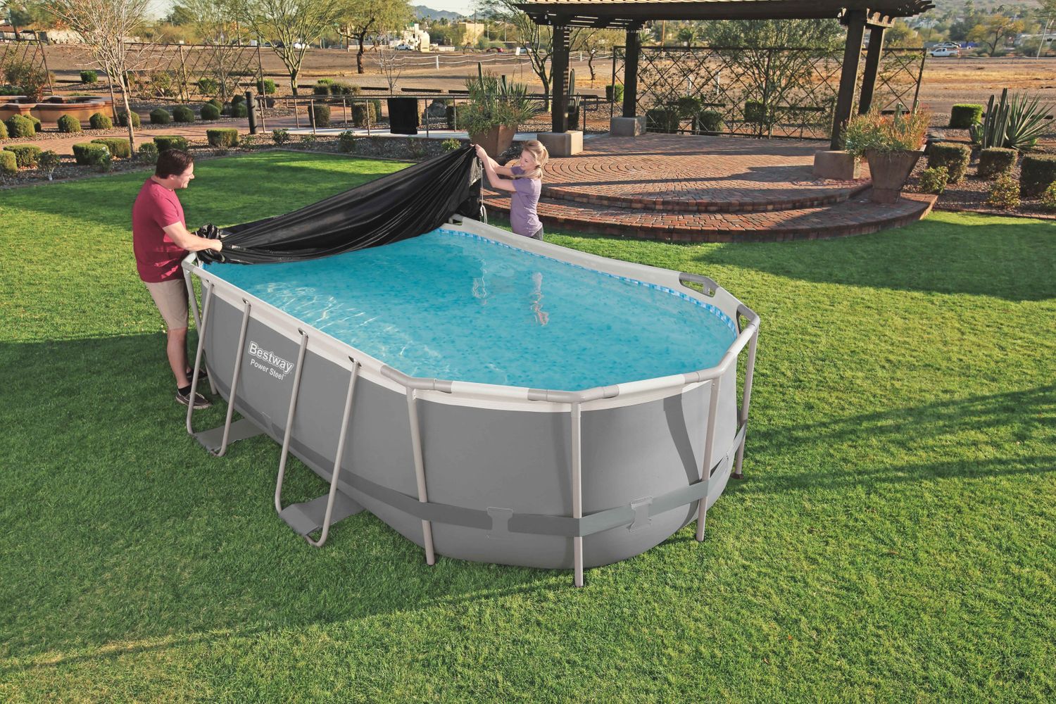 Abdeckplane für Pool 300 x 200 x 84 cm