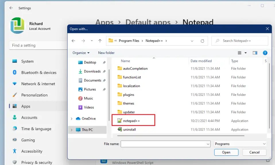 Windows 11 で Notepad++ をデフォルトにする方法 Mekano Tech