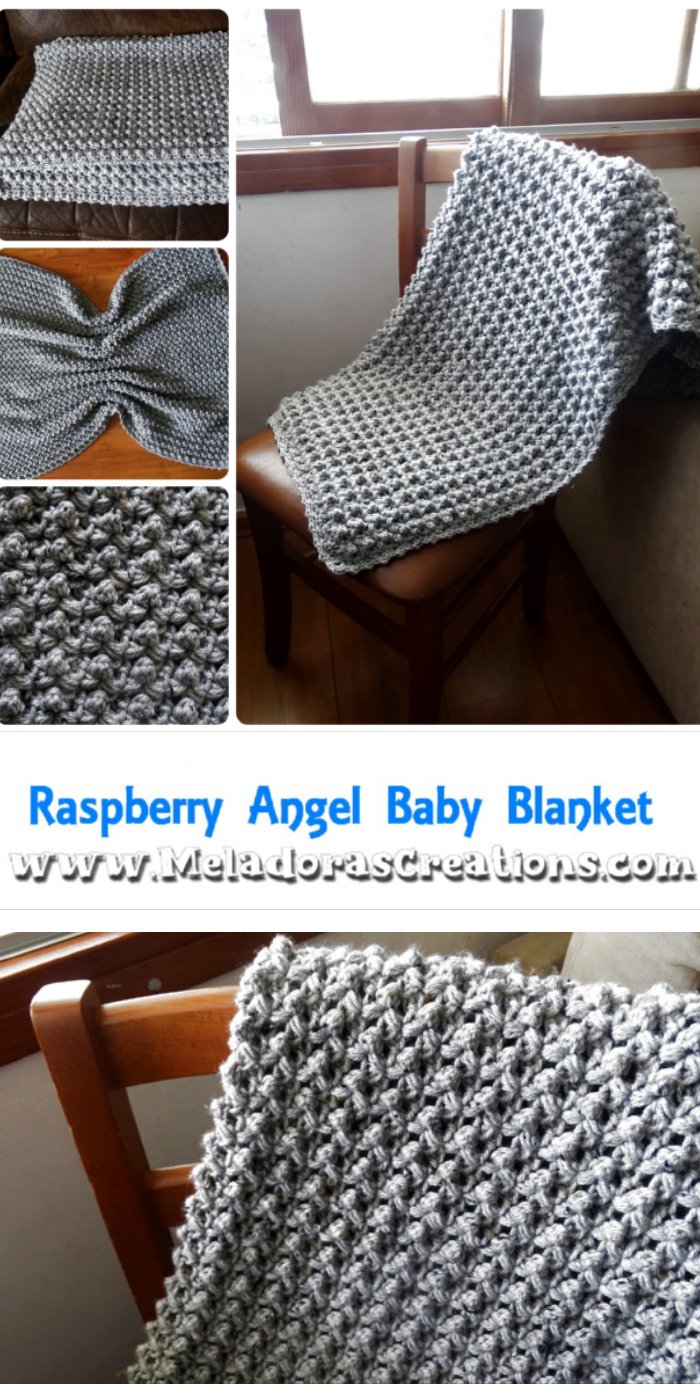 Raspberry Angel Baby Crochet Afghan or Throw Free Crochet Pattern