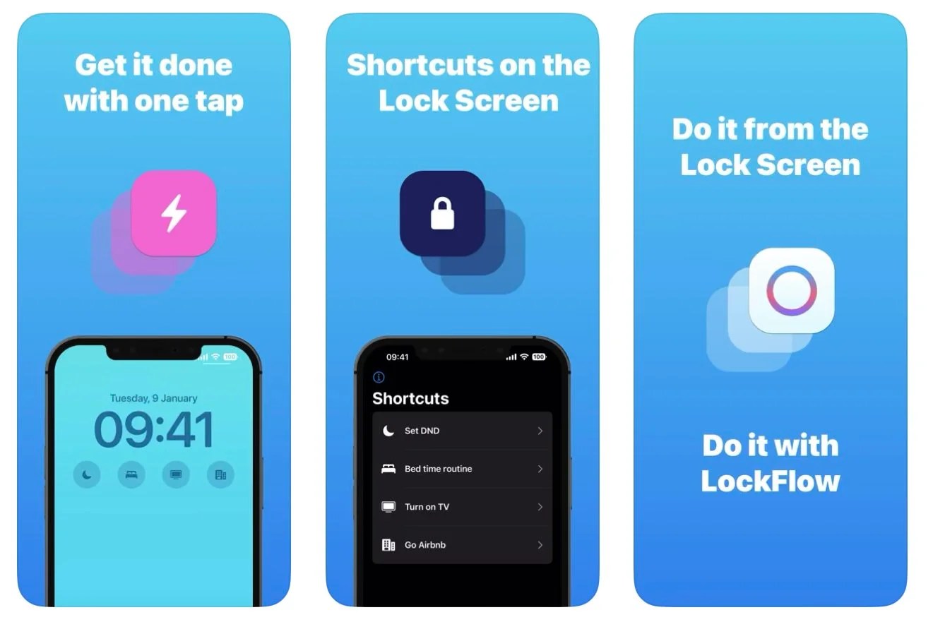 LockFlow L’app Per Mettere Gli Shortcut Nella Lock Screen Dell’iPhone