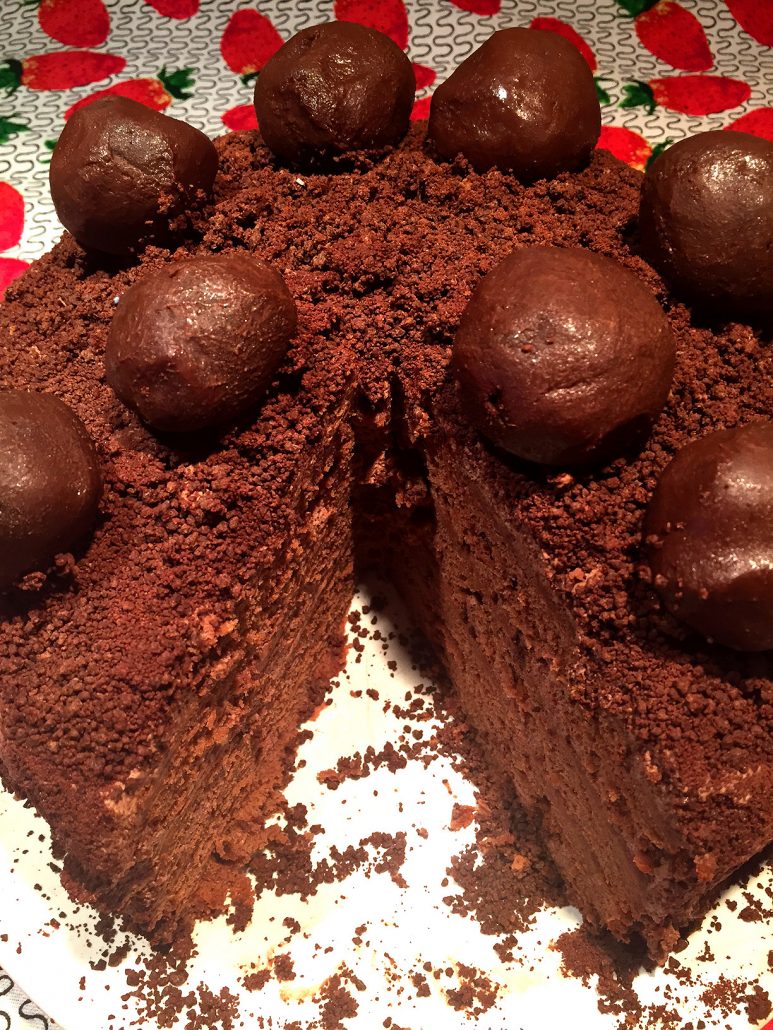 Homemade Chocolate Truffle Cake Recipe Melanie Cooks