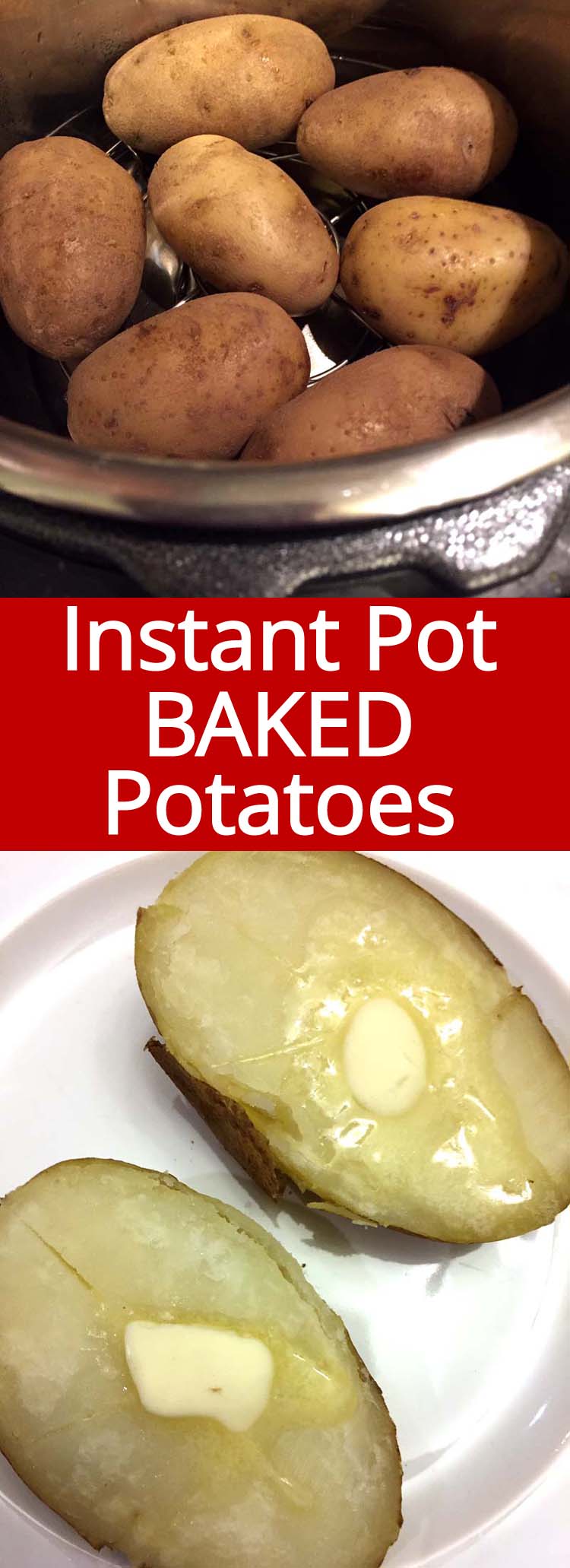 Instant Pot Baked Potatoes Recipe Melanie Cooks