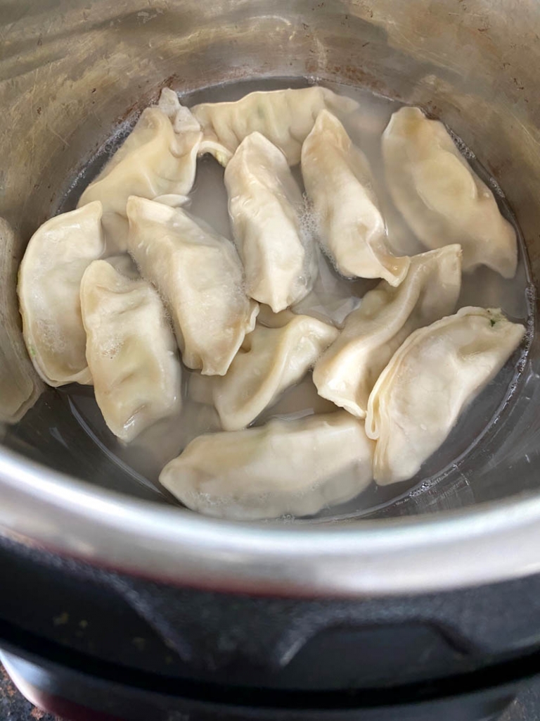 Instant Pot Frozen Potstickers Or Dumplings Melanie Cooks