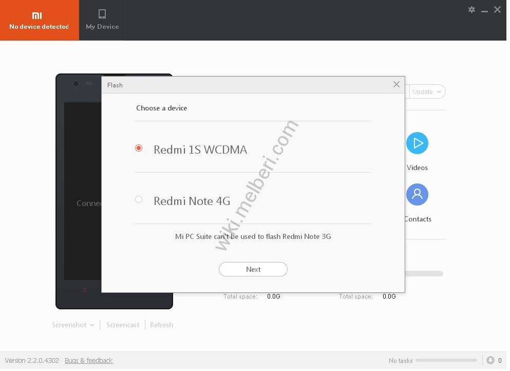 Recover from MIRecovery or Fastboot mode in Xiaomi Redmi, Note, MI