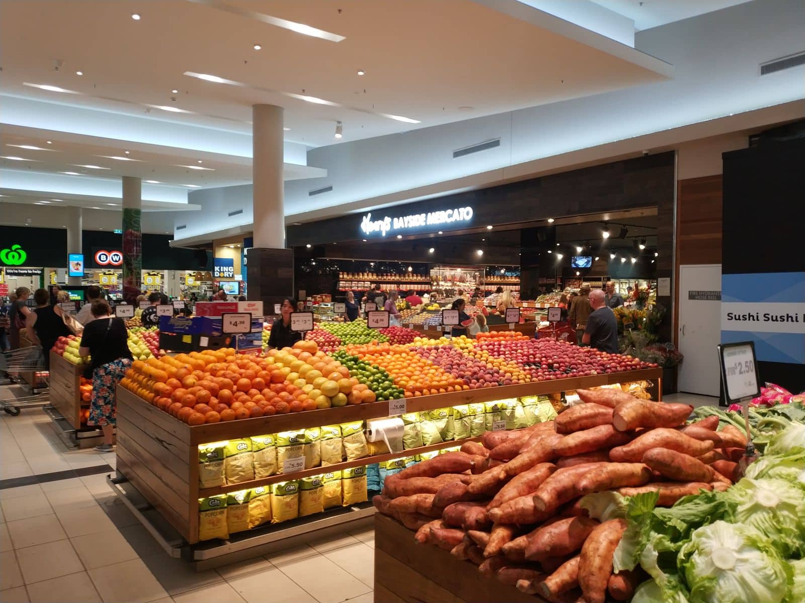 Bayside Shopping Centre Store Trading Hours & Parking Map, Frankston