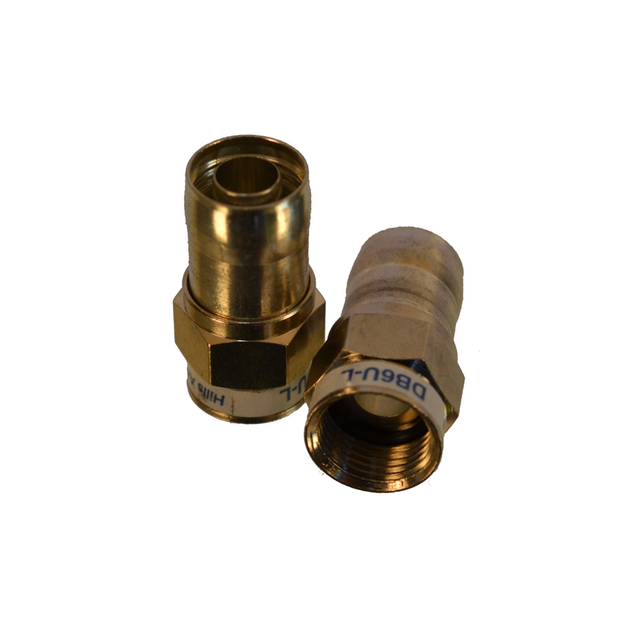 Double Bubble Rg6 FType Compression Connector Melbourne Satellites