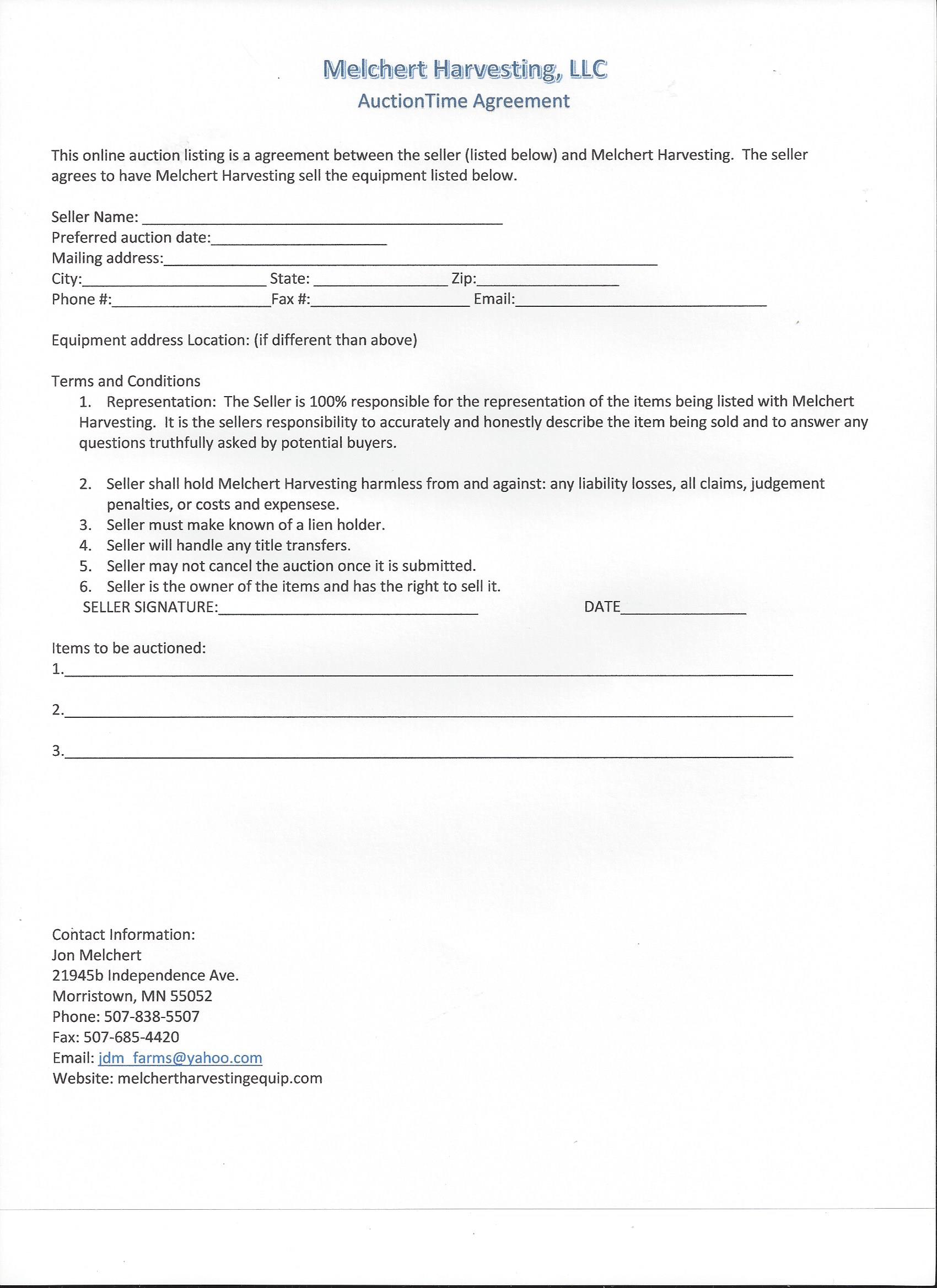 Consignment Melchert Equipment Morristown, MN We buy and sell