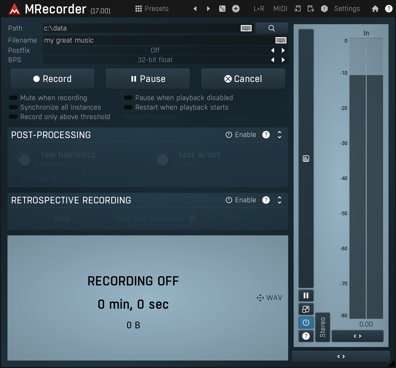 MRecorder | MeldaProduction
