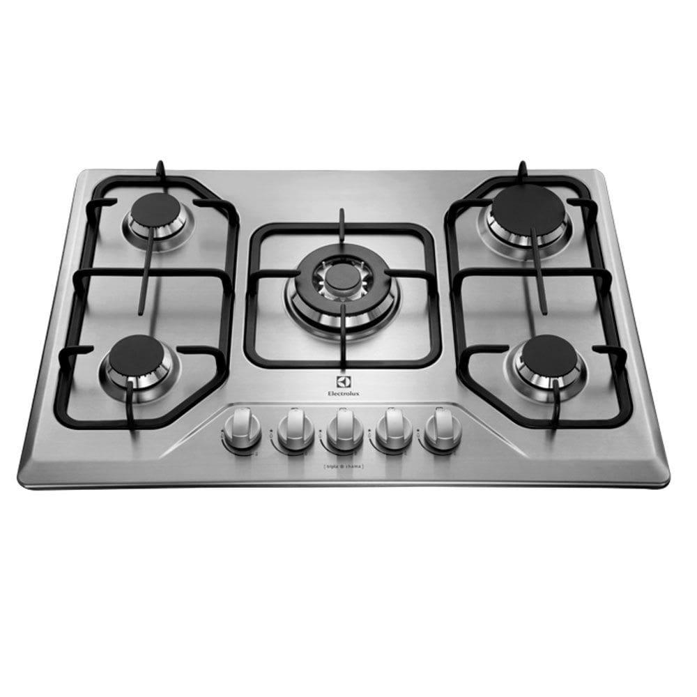 Cooktop a Gás 5 Bocas Electrolux com Acendimento Super Automático