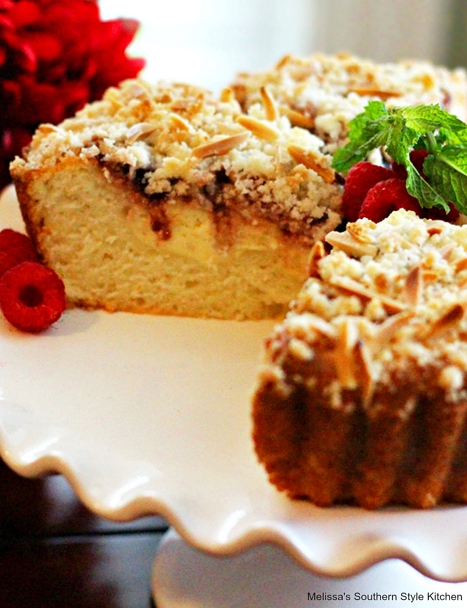 Raspberry Cream Cheese Coffee Cake