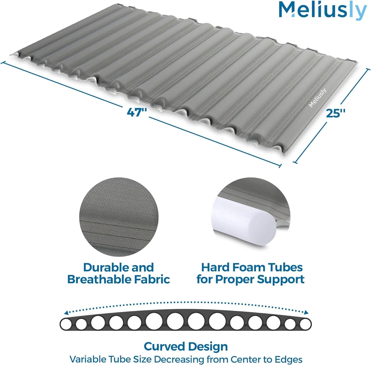 Meliusly® Sagging Mattress Support Pad Patent Pending Mattress