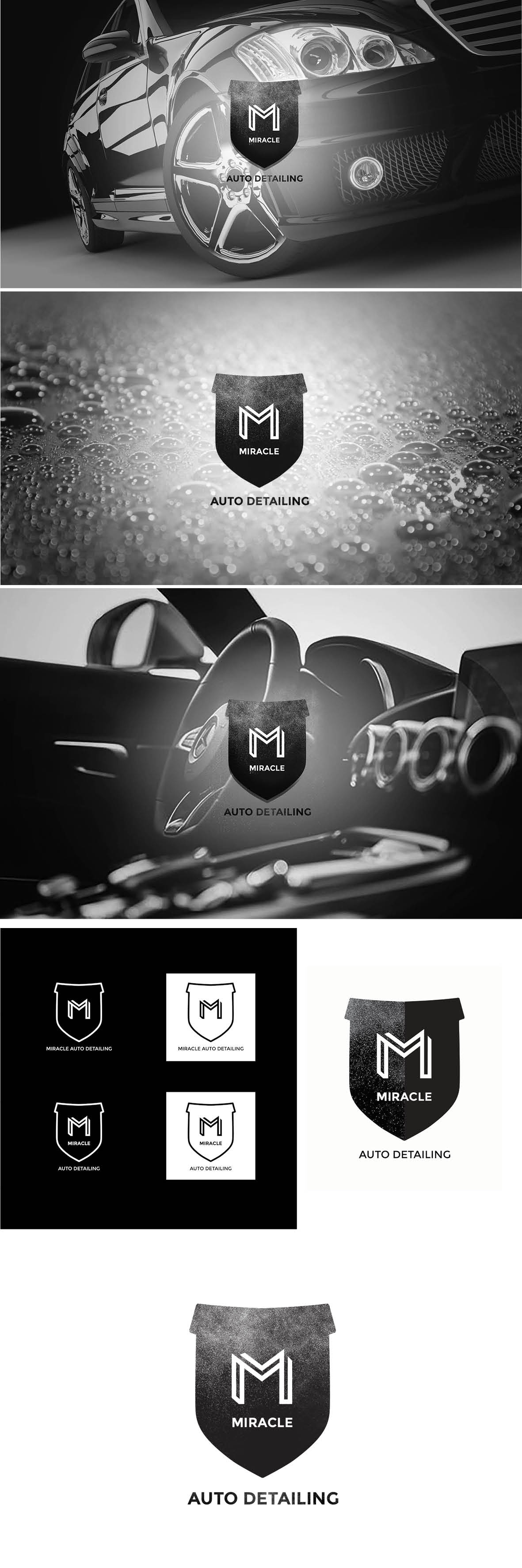 Miracle Auto detailing branding 墨尔本设计墨尔本喵喵Melmel平面设计