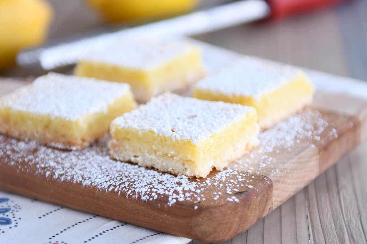 The Best Lemon Bars Recipe Mel's Kitchen Cafe