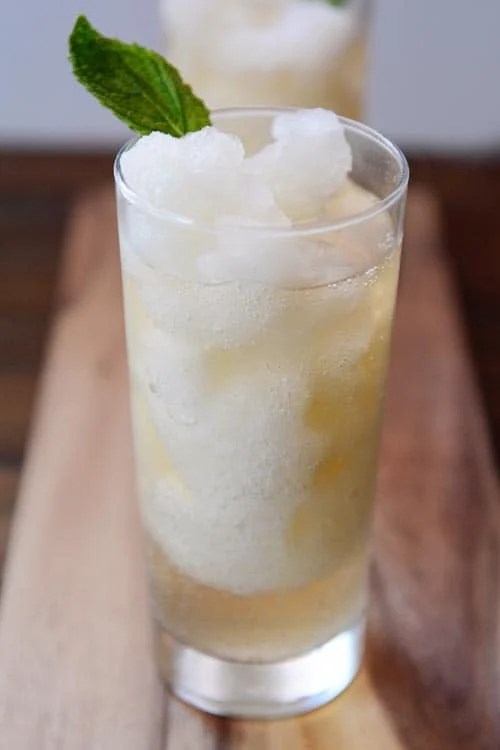 Frozen Mint Lemonade Slush Recipe Mel's Kitchen Cafe