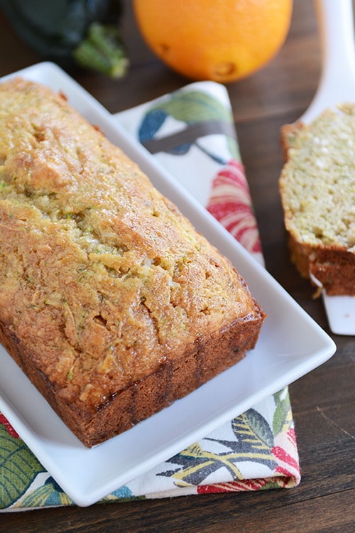 Glazed Orange Zucchini Bread Mel's Kitchen Cafe
