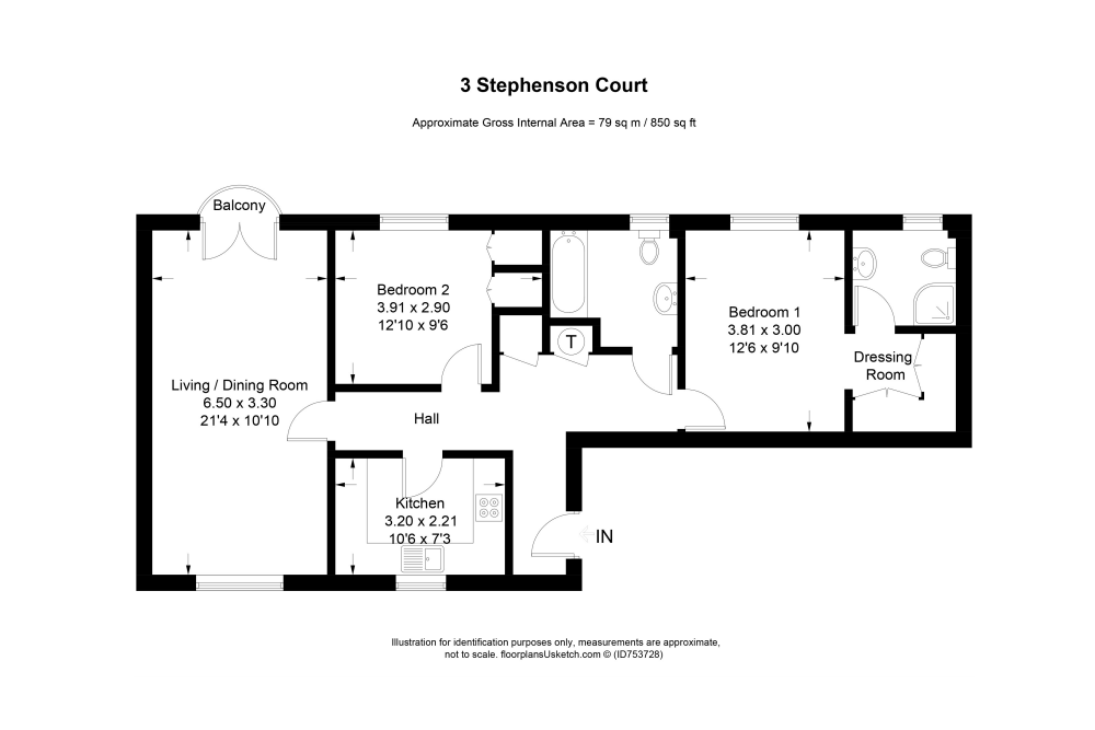 £310,000 2 Bedroom Apartment for sale in Newbury, Berkshire